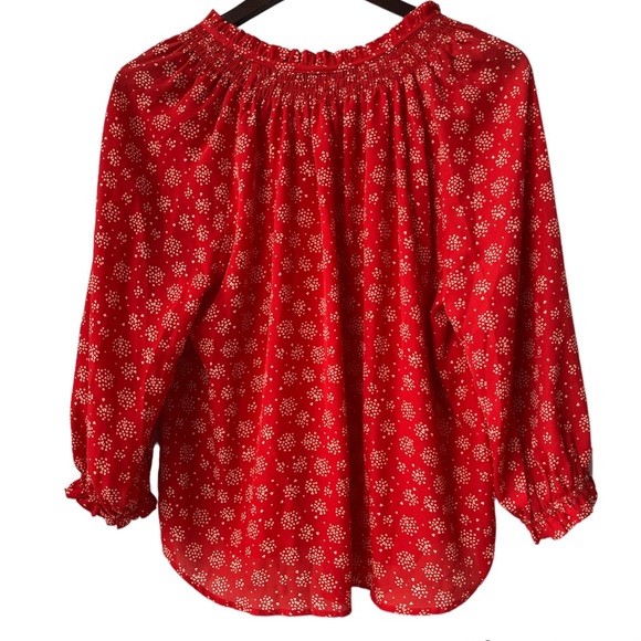 📝*open to offers* NWOT Collective Concepts Printed Long Sleeve Blouse - Picture 5 of 5